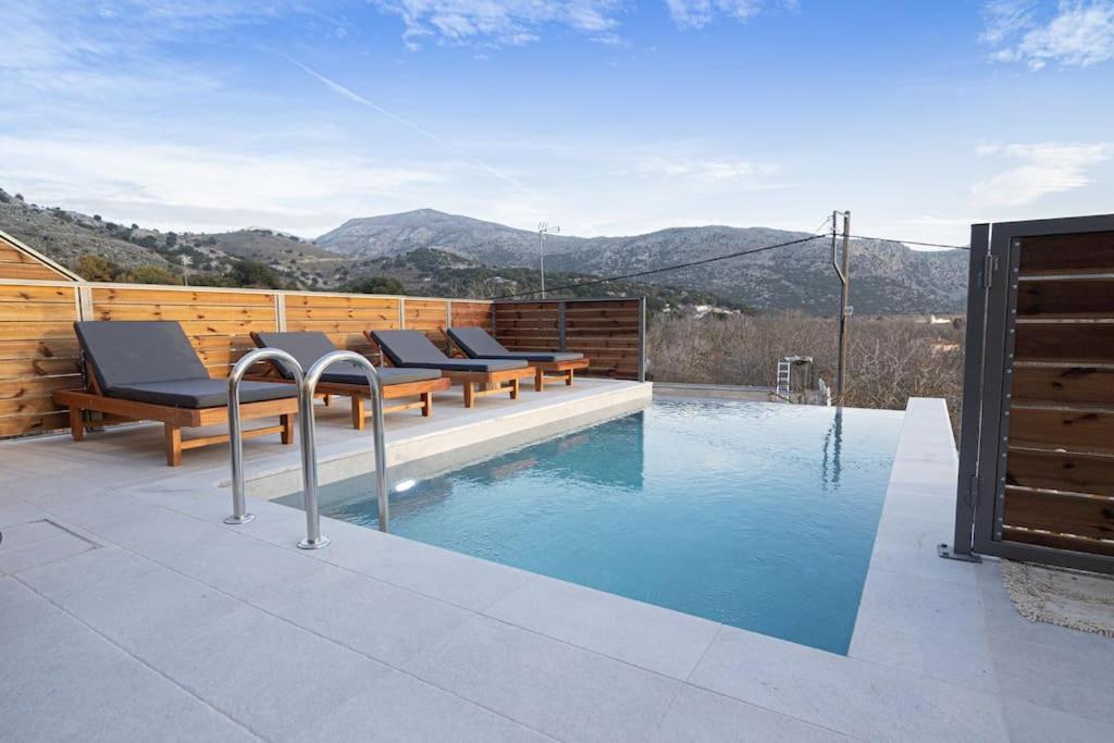 Lasithi Luxury Villa Mesa Lasithi Exteriör bild