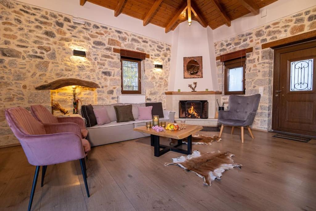 Lasithi Luxury Villa Mesa Lasithi Exteriör bild