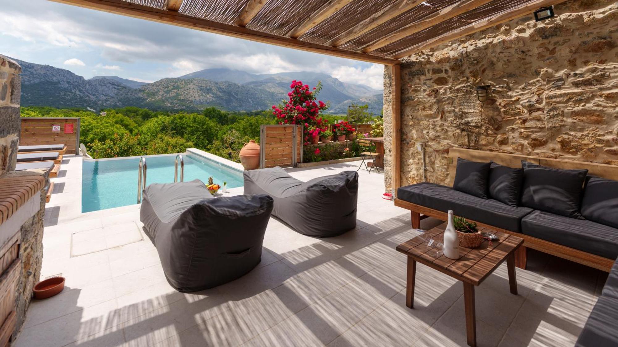 Lasithi Luxury Villa Mesa Lasithi Exteriör bild