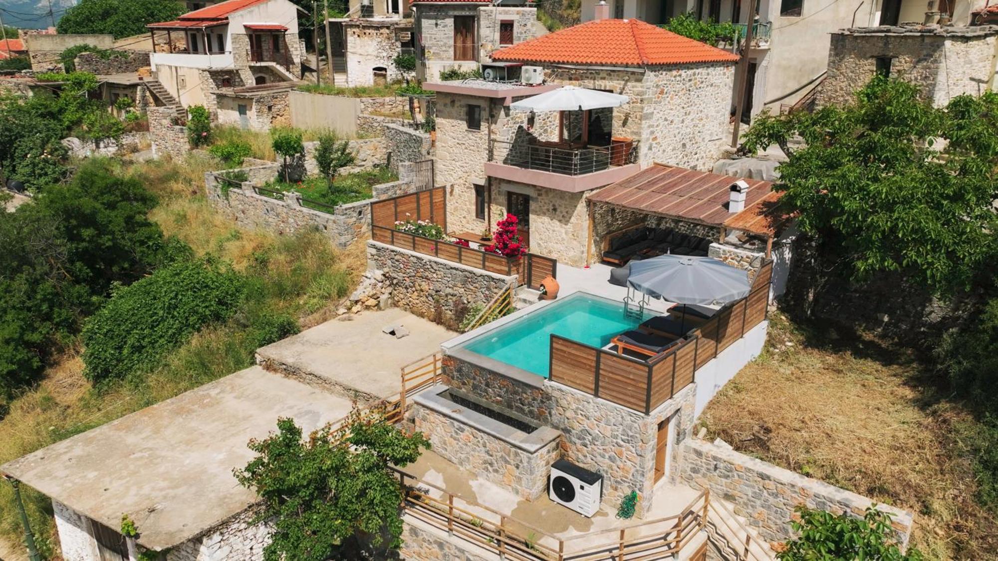 Lasithi Luxury Villa Mesa Lasithi Exteriör bild